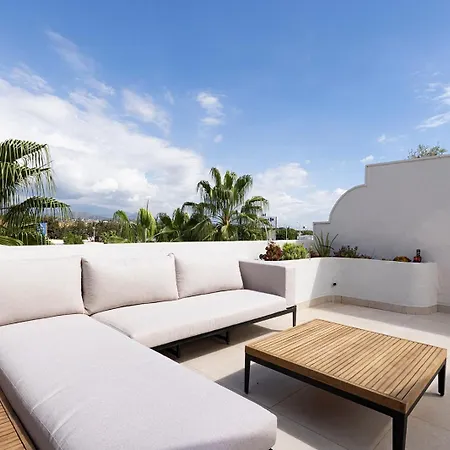 Penthouse Amaryllis - Dakterras & Private Pool 公寓 埃斯特波纳